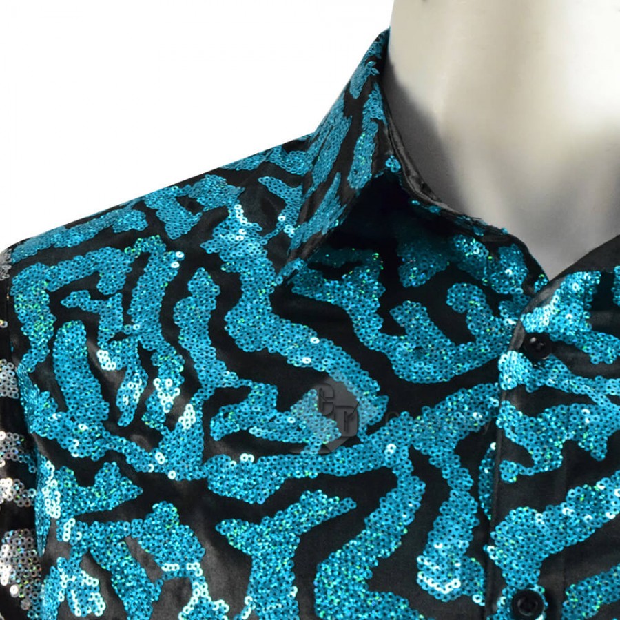 tiger king sequin shirt